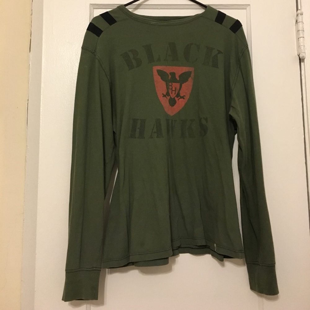 Long-sleeved Chicago Blackhawks 100% cotton